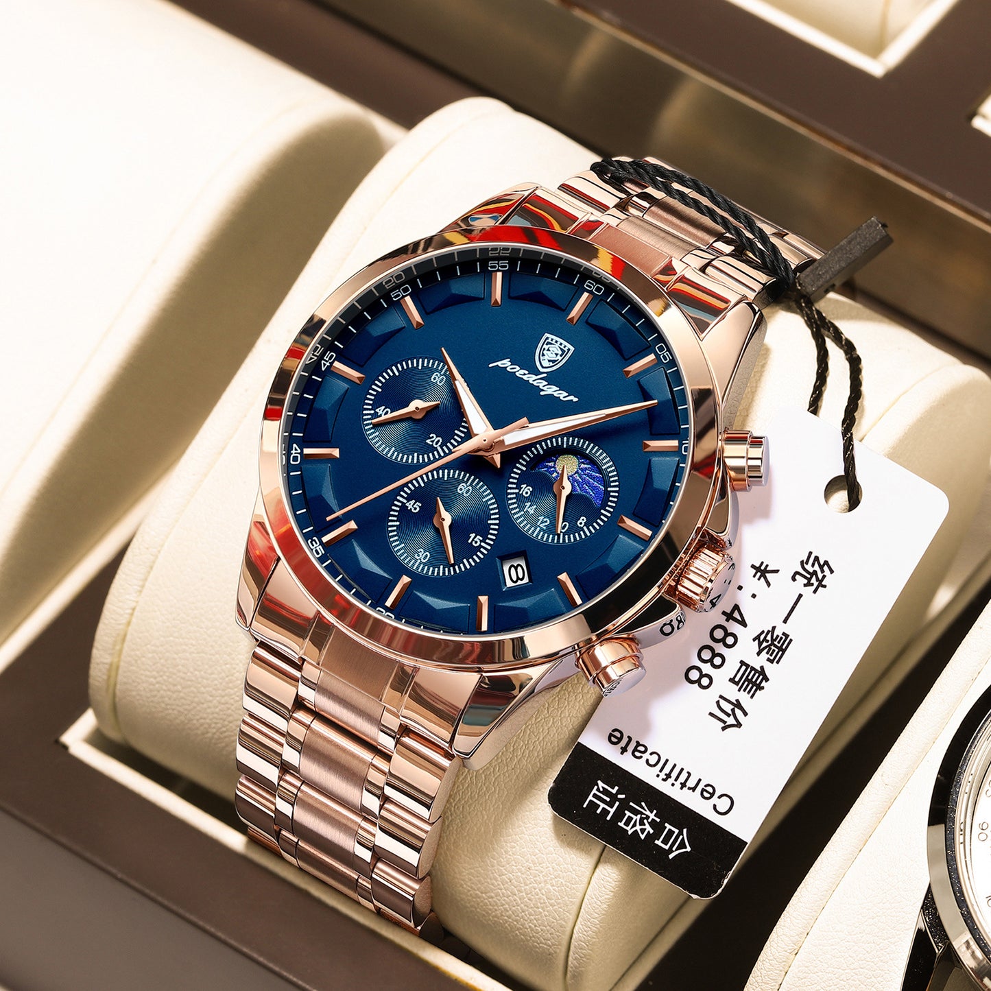 Brand Waterproof Multi-functional Watch Men's Quartz Watch Sports Live Broadcast Foreign Trade